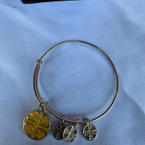 Tory Burch Gold and Yellow Charm Bracelet - Picture 3 of 5